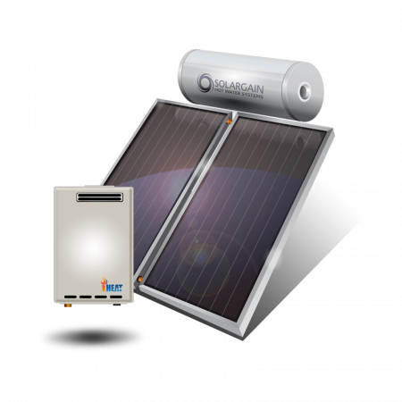Solargain Roof Mount Solar with Gas Booster